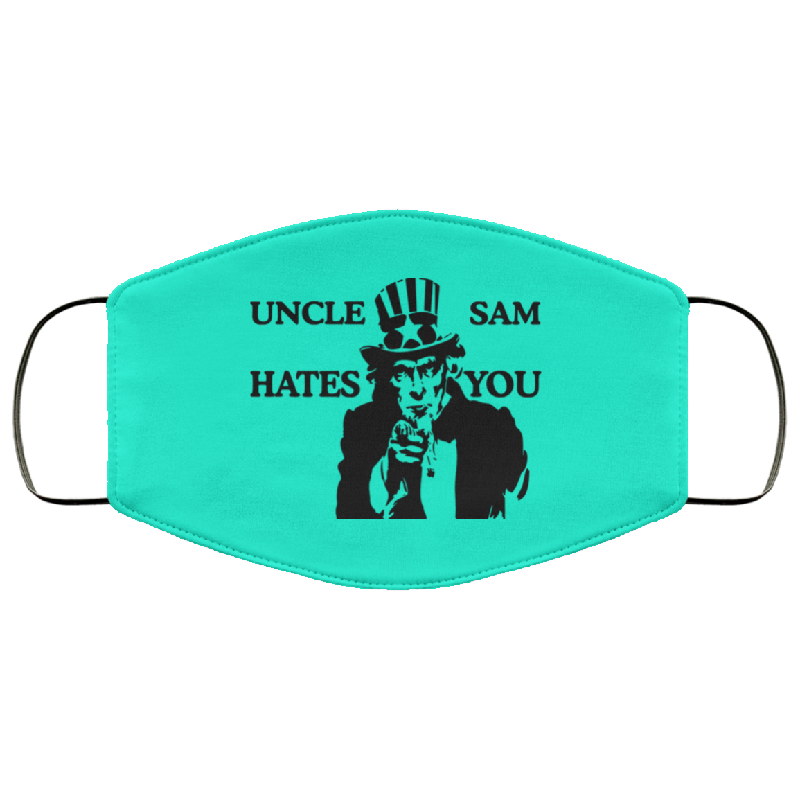 Uncle Sam Hates You Face Mask