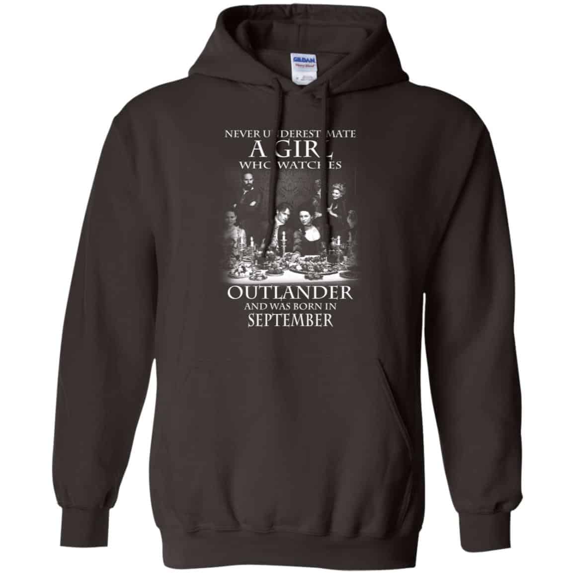 A Girl Who Watches Outlander And Was Born In September T-Shirts, Hoodie, Tank