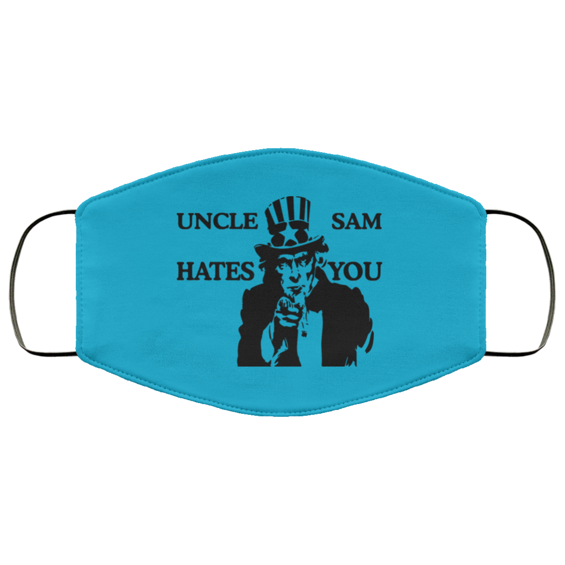 Uncle Sam Hates You Face Mask