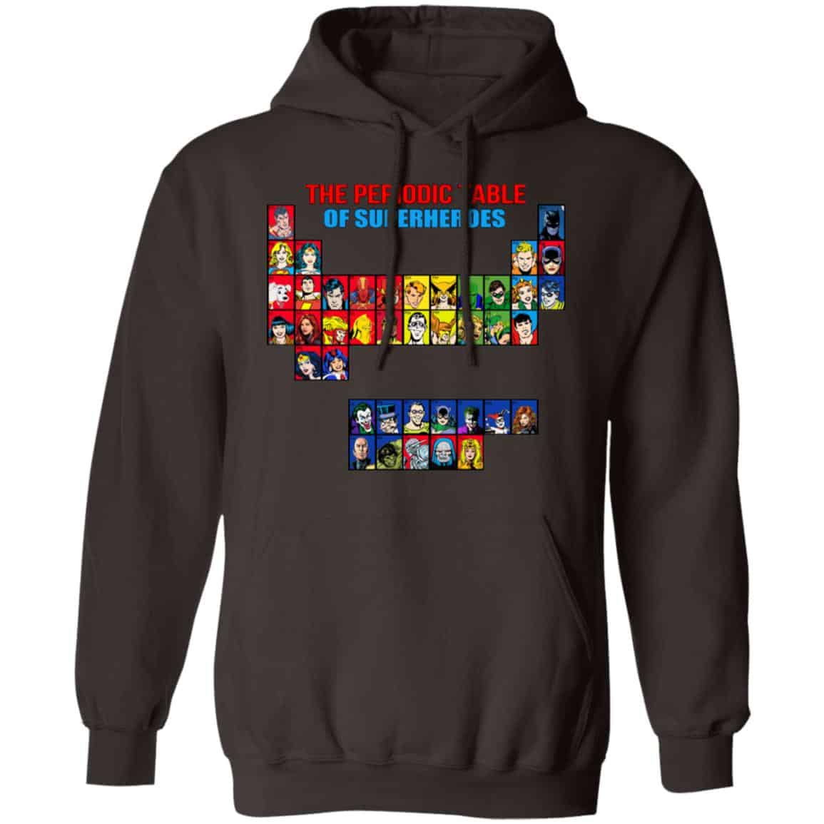 The Periodic Table Of Superheroes Shirt, Hoodie, Tank