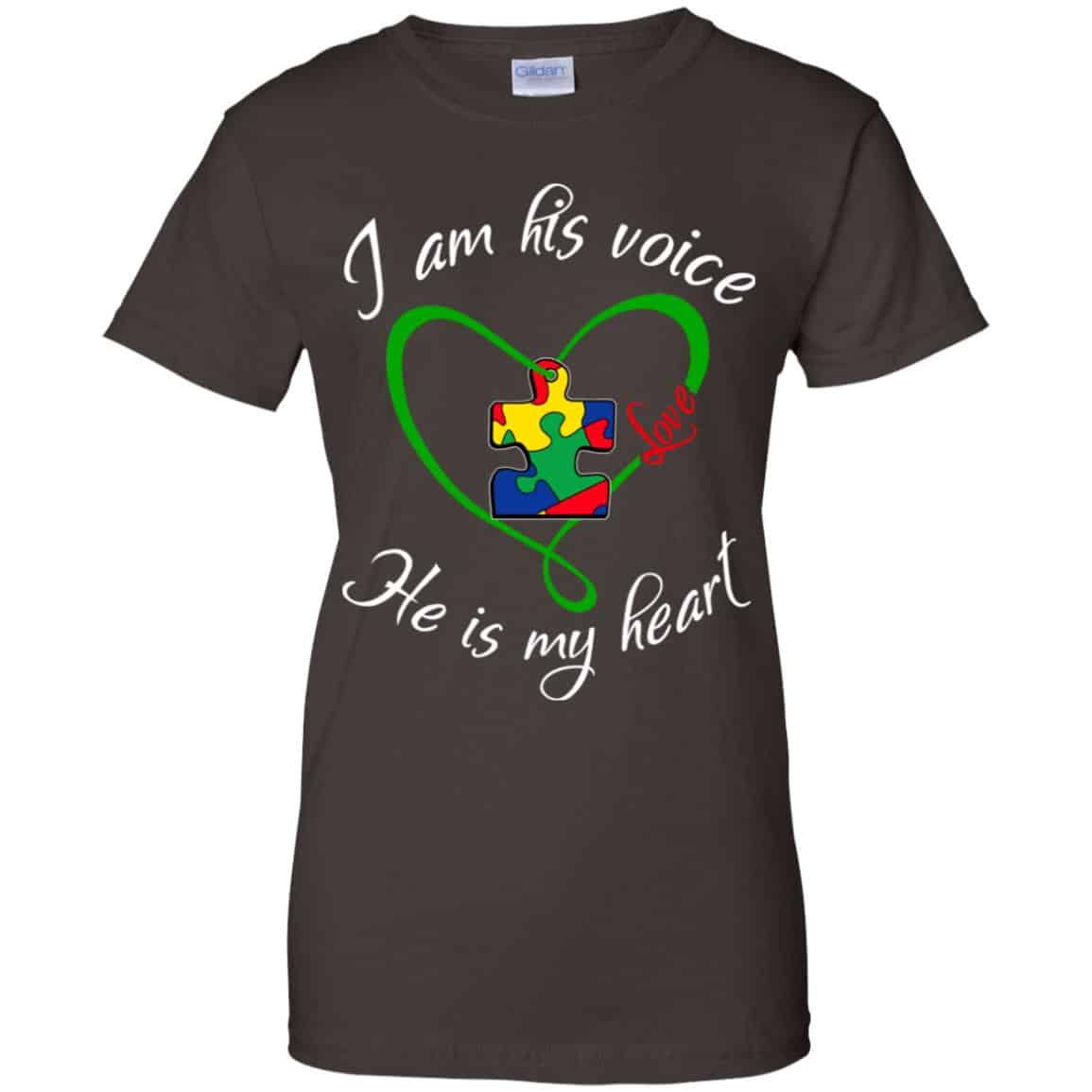 Autism: I Am His Voice He Is My Heart Shirt, Hoodie, Tank