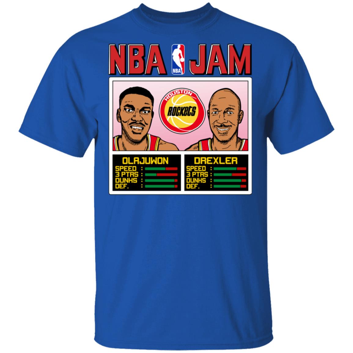 NBA Jam Rockets Olajuwon And Drexler Shirt, Hoodie, Tank