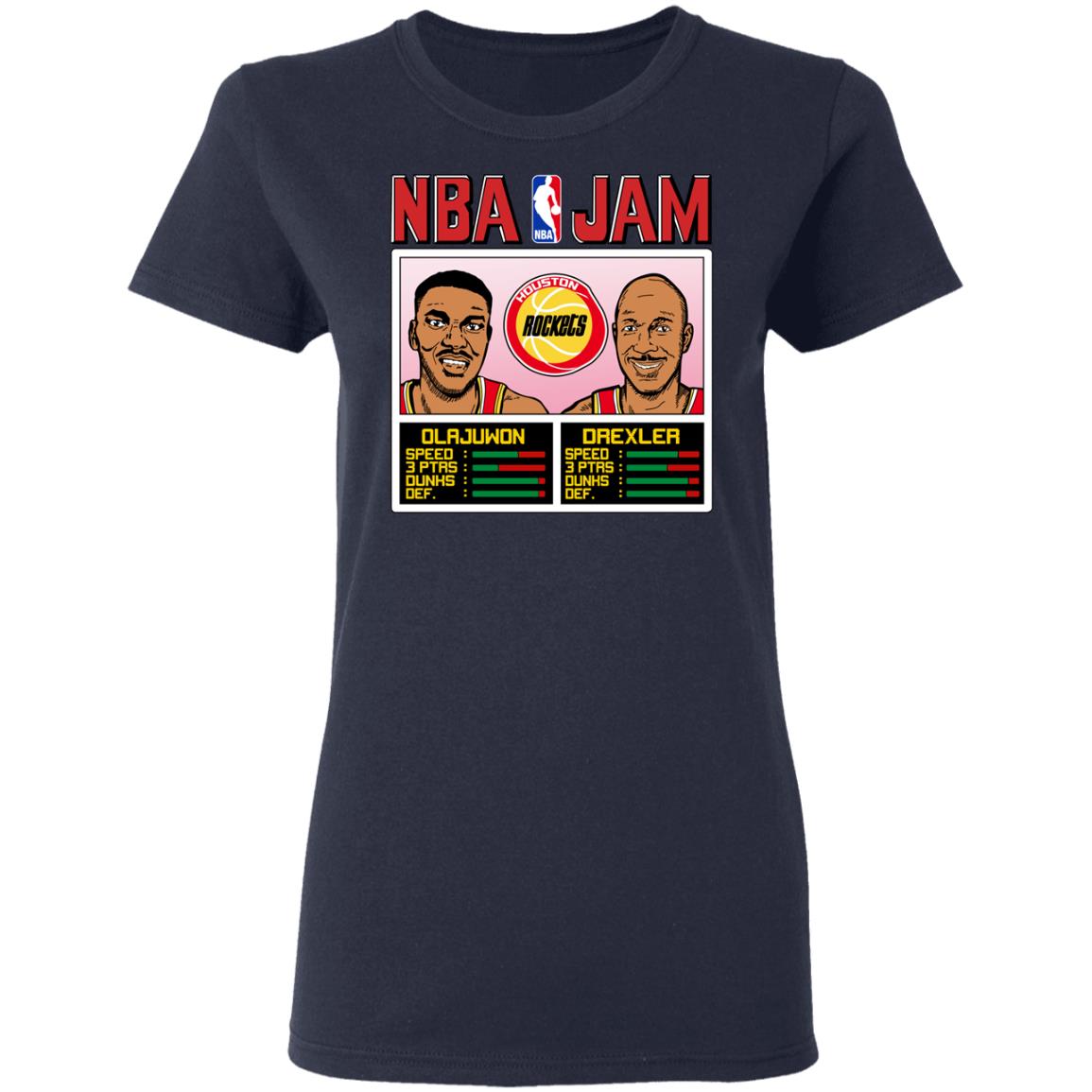 NBA Jam Rockets Olajuwon And Drexler Shirt, Hoodie, Tank