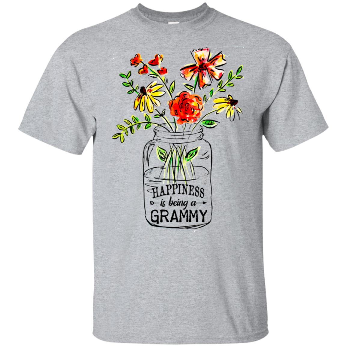 Happiness Is Being A Grammy Flower T-Shirts, Hoodie, Tank