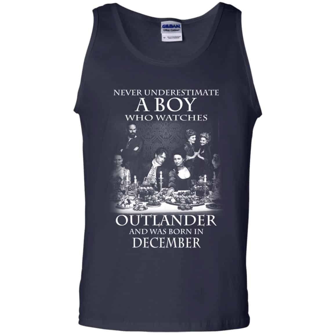 A Boy Who Watches Outlander And Was Born In December T-Shirts, Hoodie, Tank