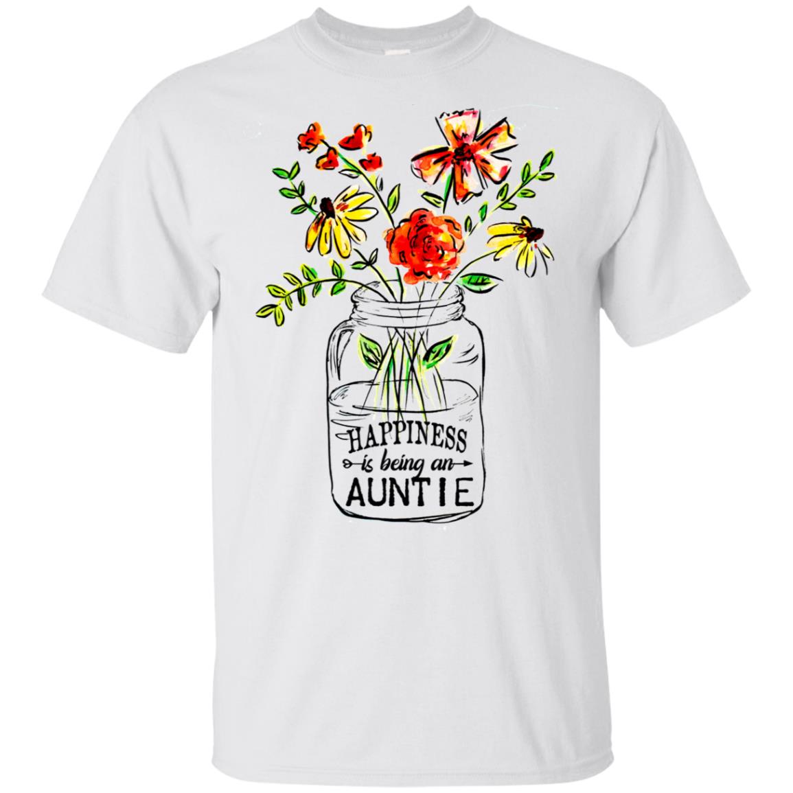 Happiness Is Being A Auntie Flower T-Shirts, Hoodie, Tank