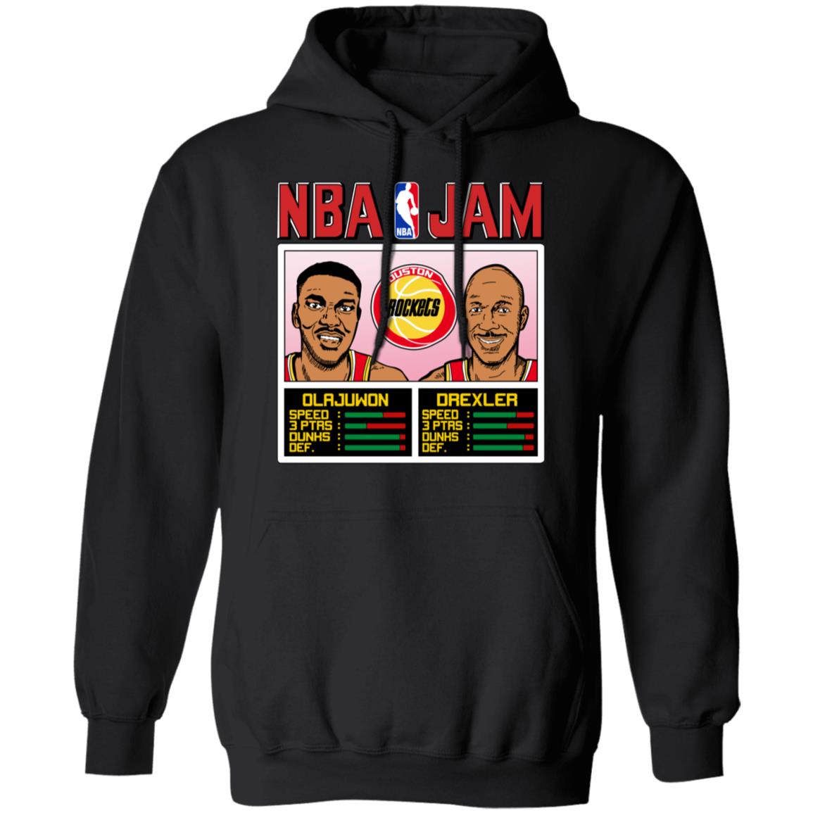 NBA Jam Rockets Olajuwon And Drexler Shirt, Hoodie, Tank