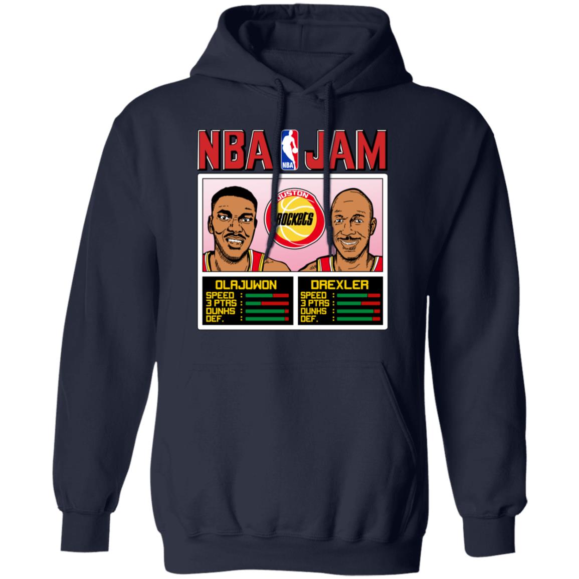 NBA Jam Rockets Olajuwon And Drexler Shirt, Hoodie, Tank
