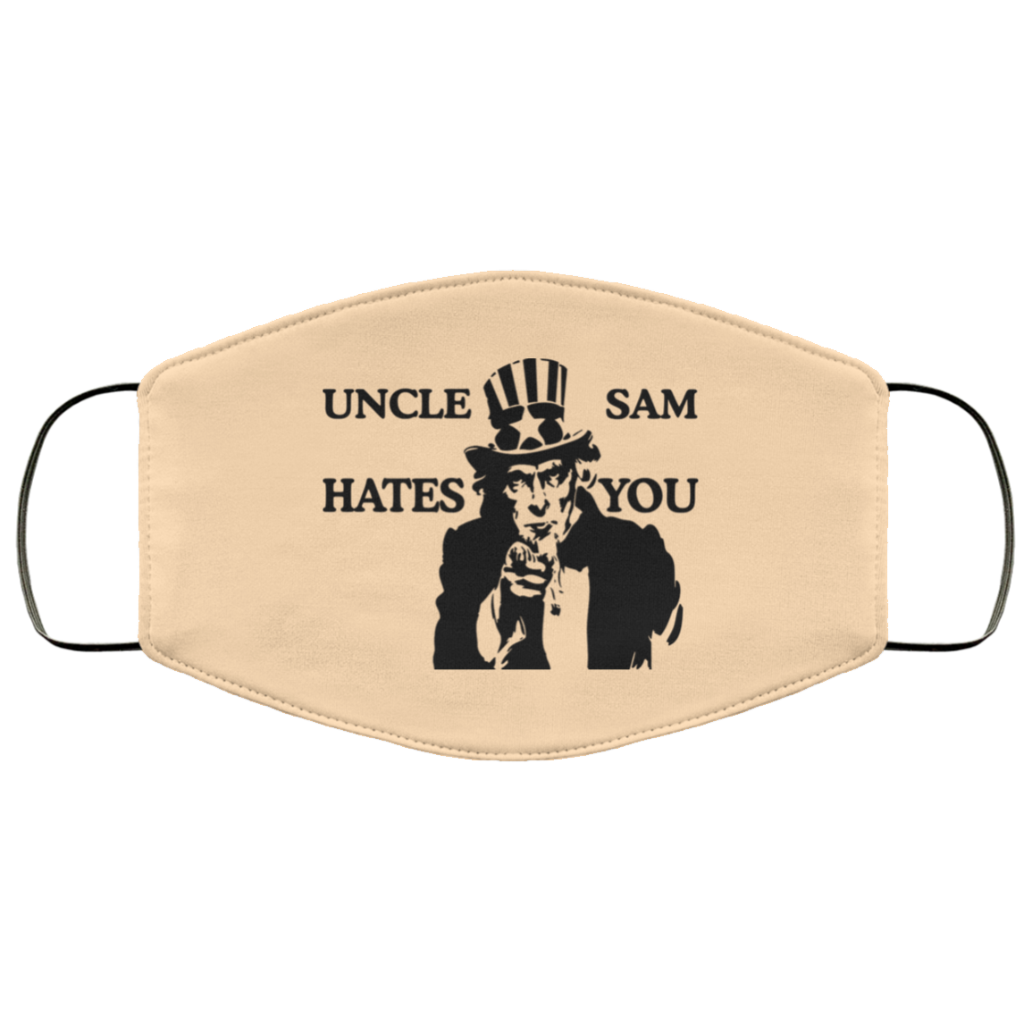 Uncle Sam Hates You Face Mask