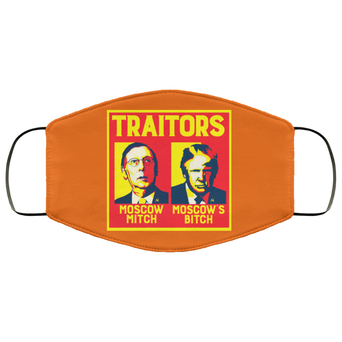 Traitors Ditch Moscow Mitch Face Mask