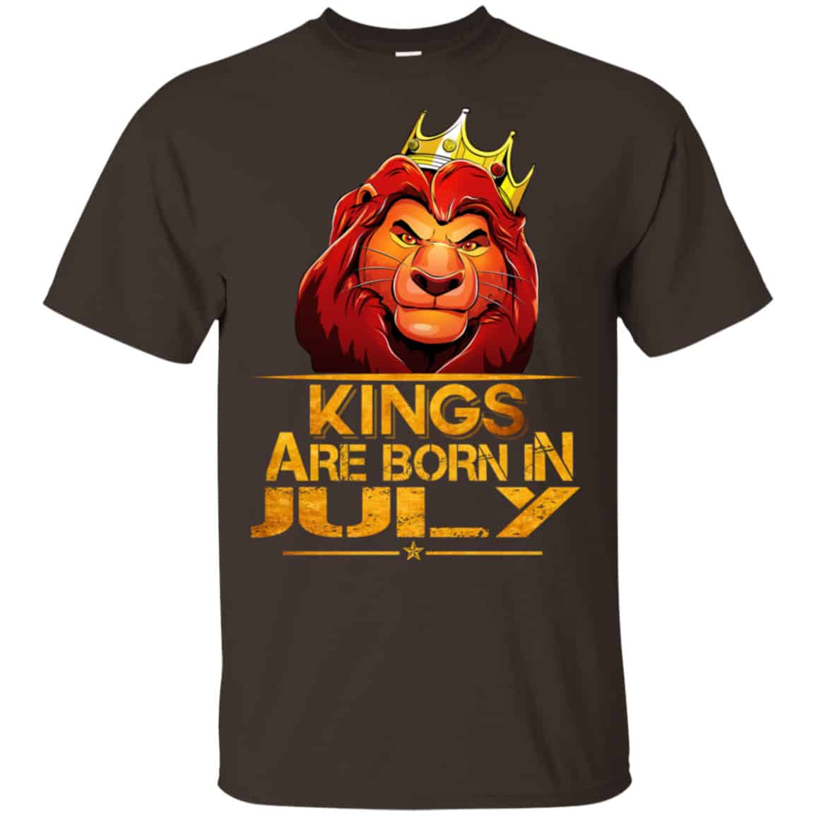 Lion King Are Born In July Shirt, Hoodie, Tank