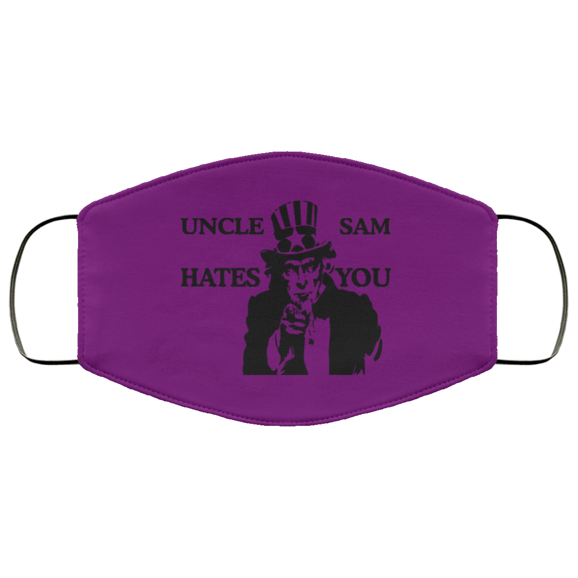 Uncle Sam Hates You Face Mask