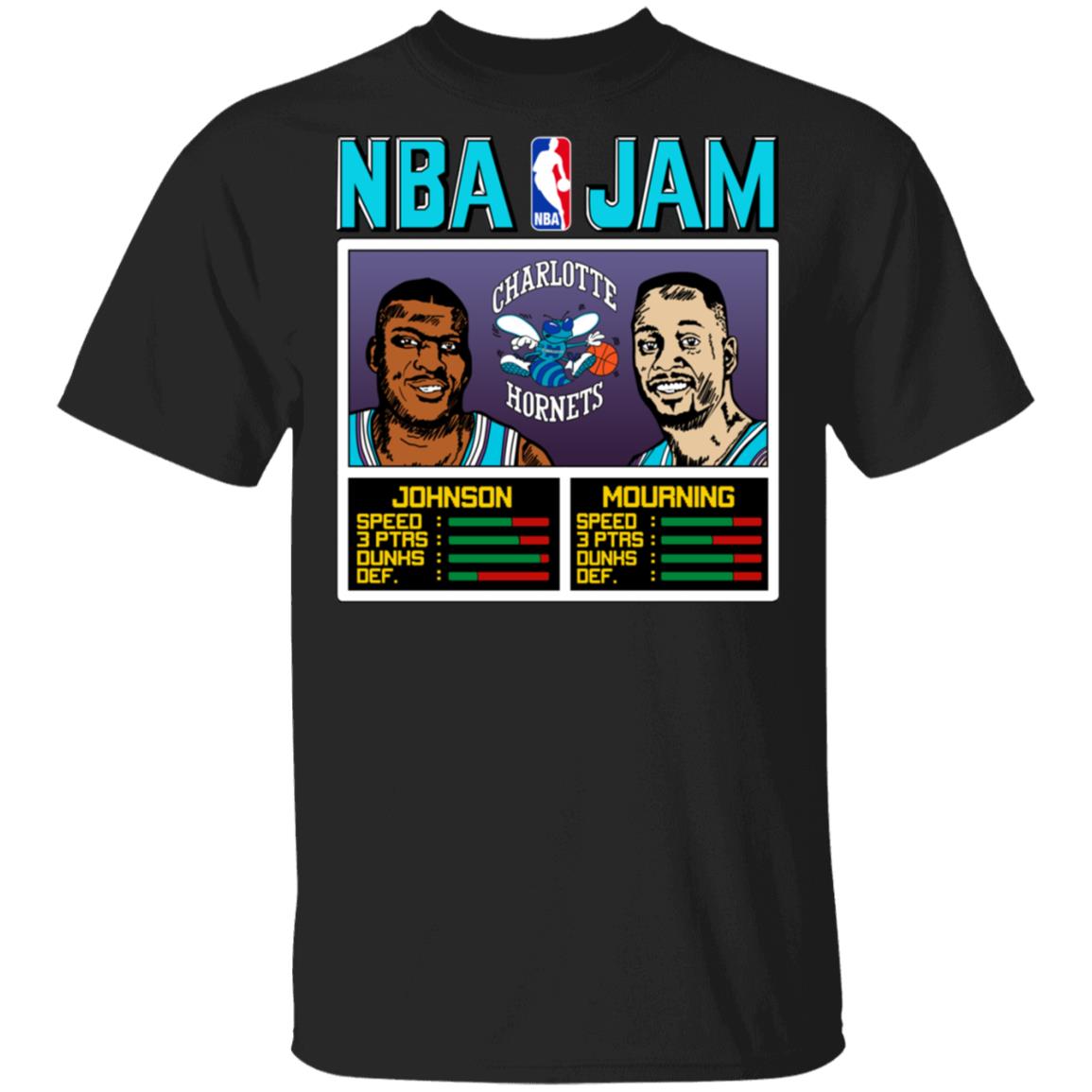 NBA Jam Hornets Johnson And Mourning Shirt, Hoodie, Tank