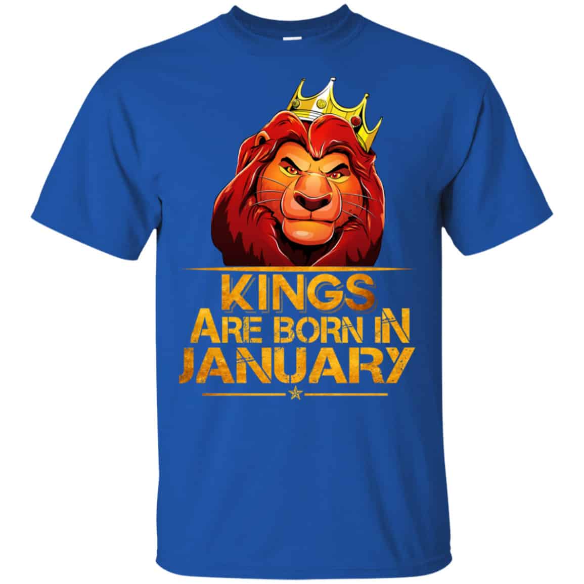 Lion King Are Born In January Shirt, Hoodie, Tank