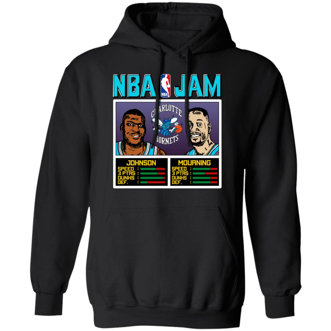 NBA Jam Hornets Johnson And Mourning Shirt, Hoodie, Tank