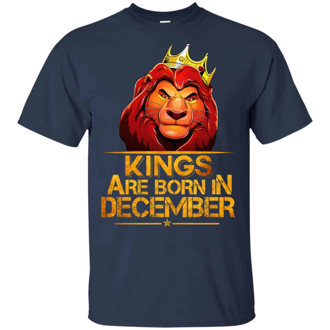 Lion King Are Born In December Shirt, Hoodie, Tank