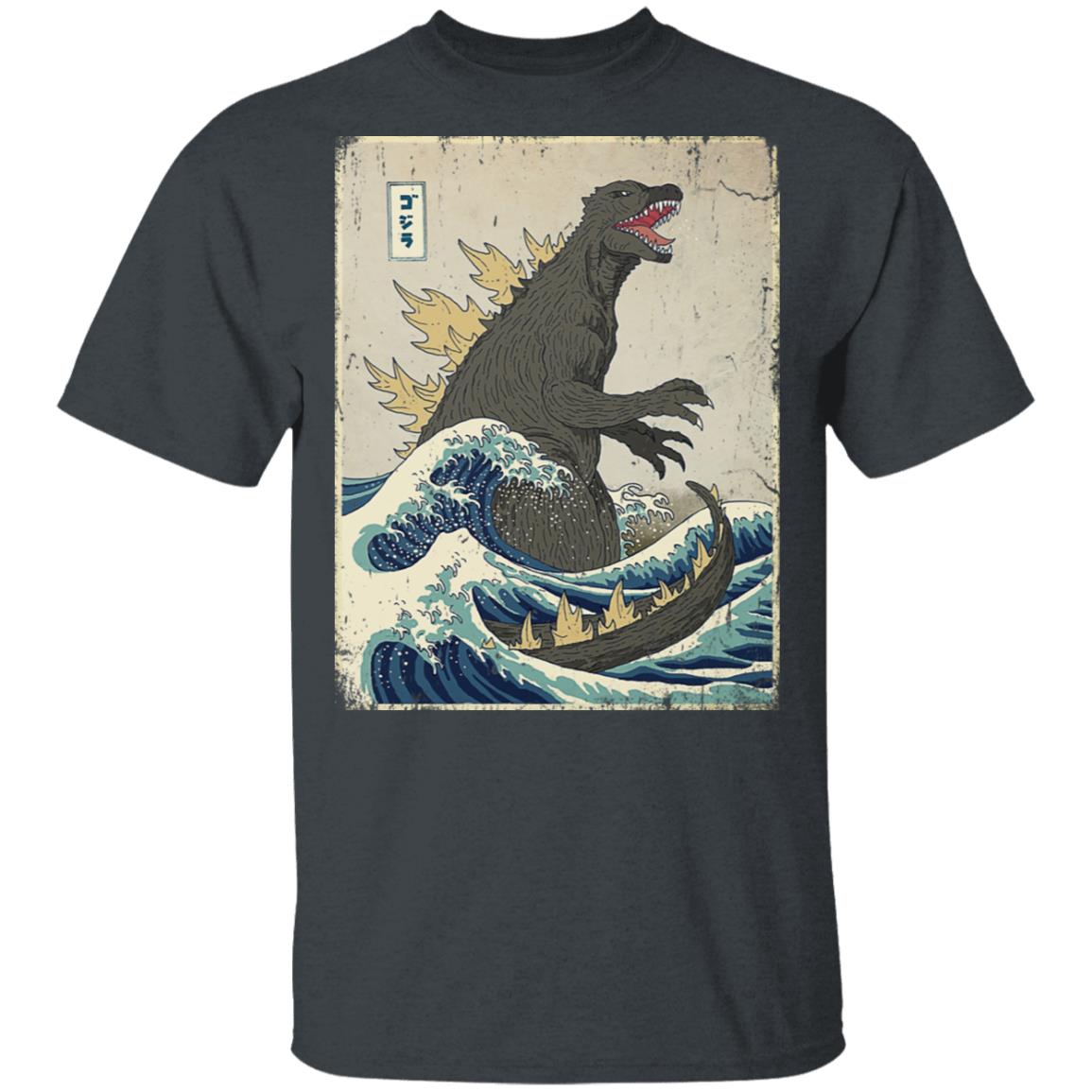 The Great Godzilla Off Kanagawa Shirt, Hoodie, Tank