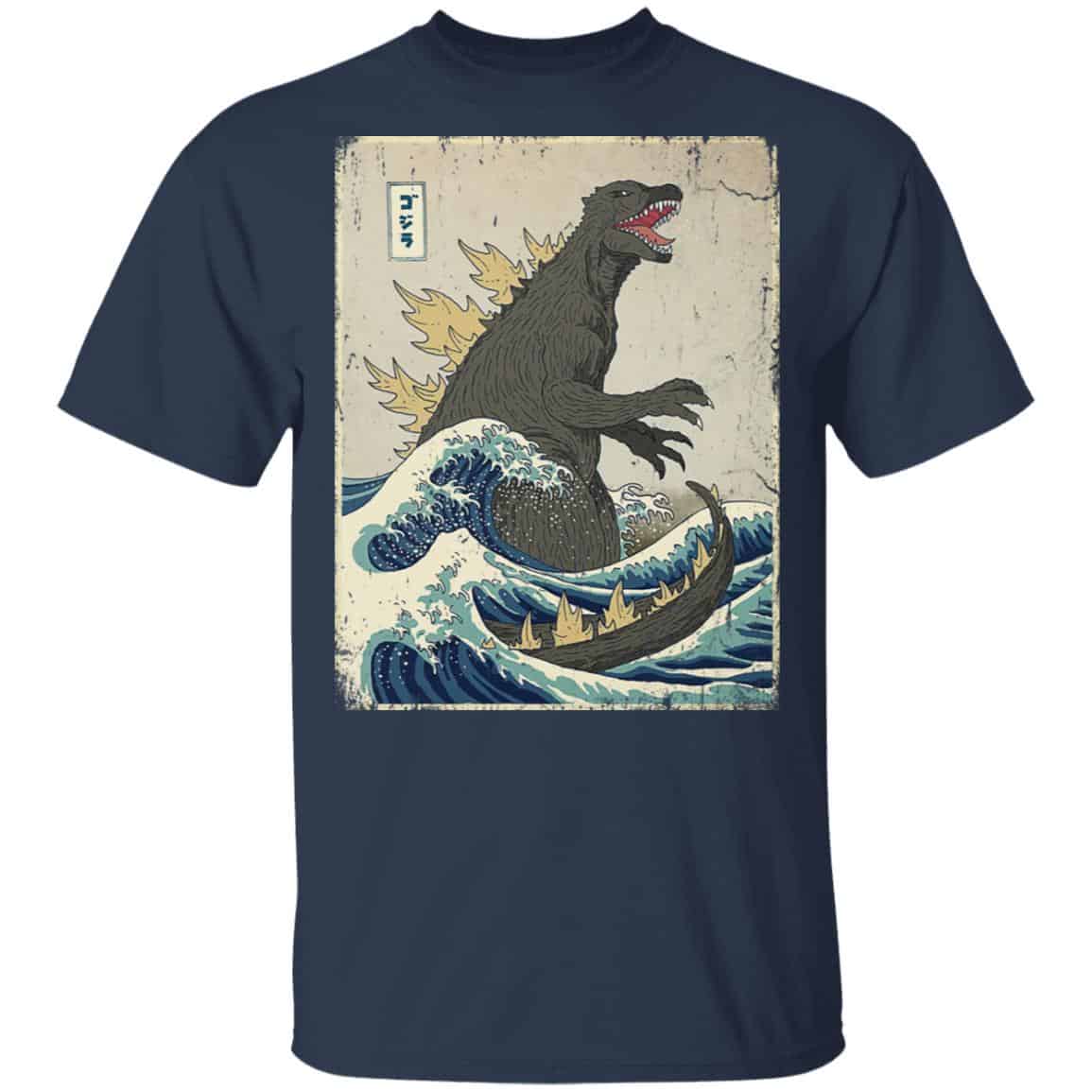 The Great Godzilla Off Kanagawa Shirt, Hoodie, Tank