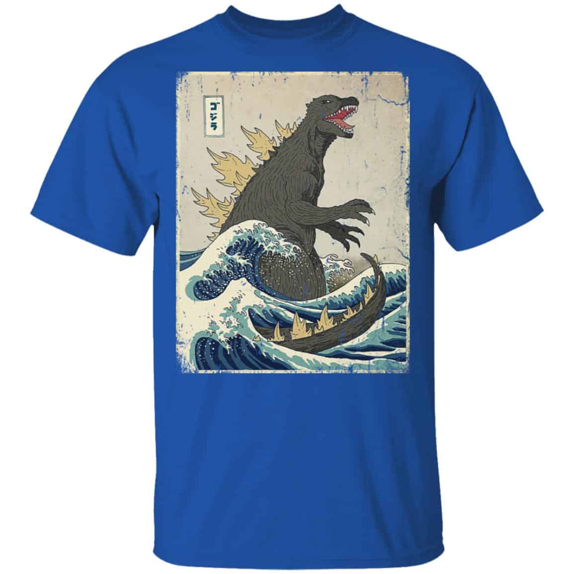 The Great Godzilla Off Kanagawa Shirt, Hoodie, Tank