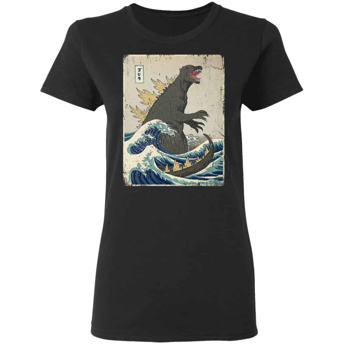 The Great Godzilla Off Kanagawa Shirt, Hoodie, Tank
