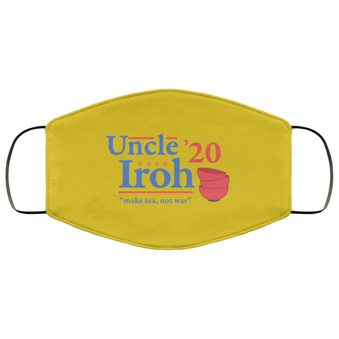 Uncle Iroh 2020 Make Tea Not War Face Mask