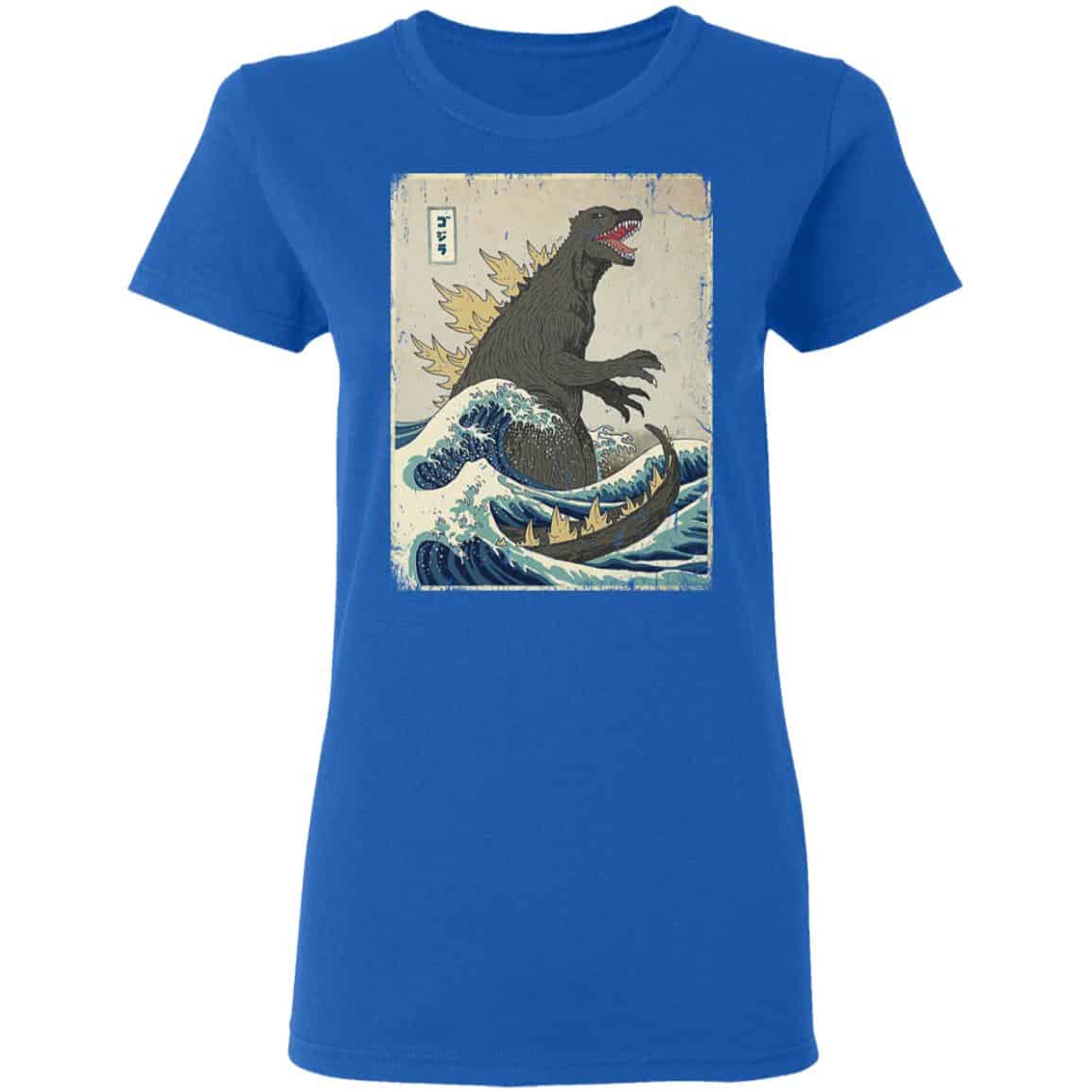The Great Godzilla Off Kanagawa Shirt, Hoodie, Tank