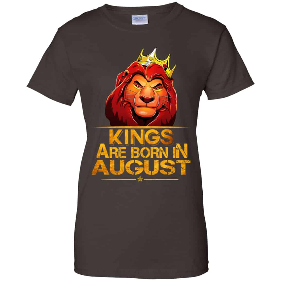 Lion King Are Born In August Shirt, Hoodie, Tank