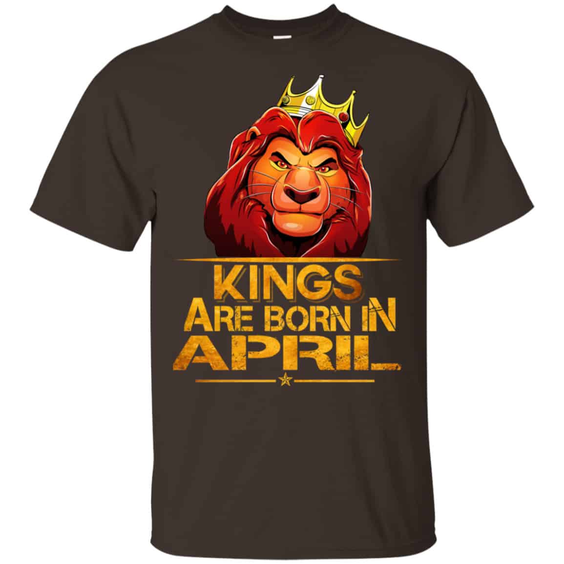 Lion King Are Born In April Shirt, Hoodie, Tank