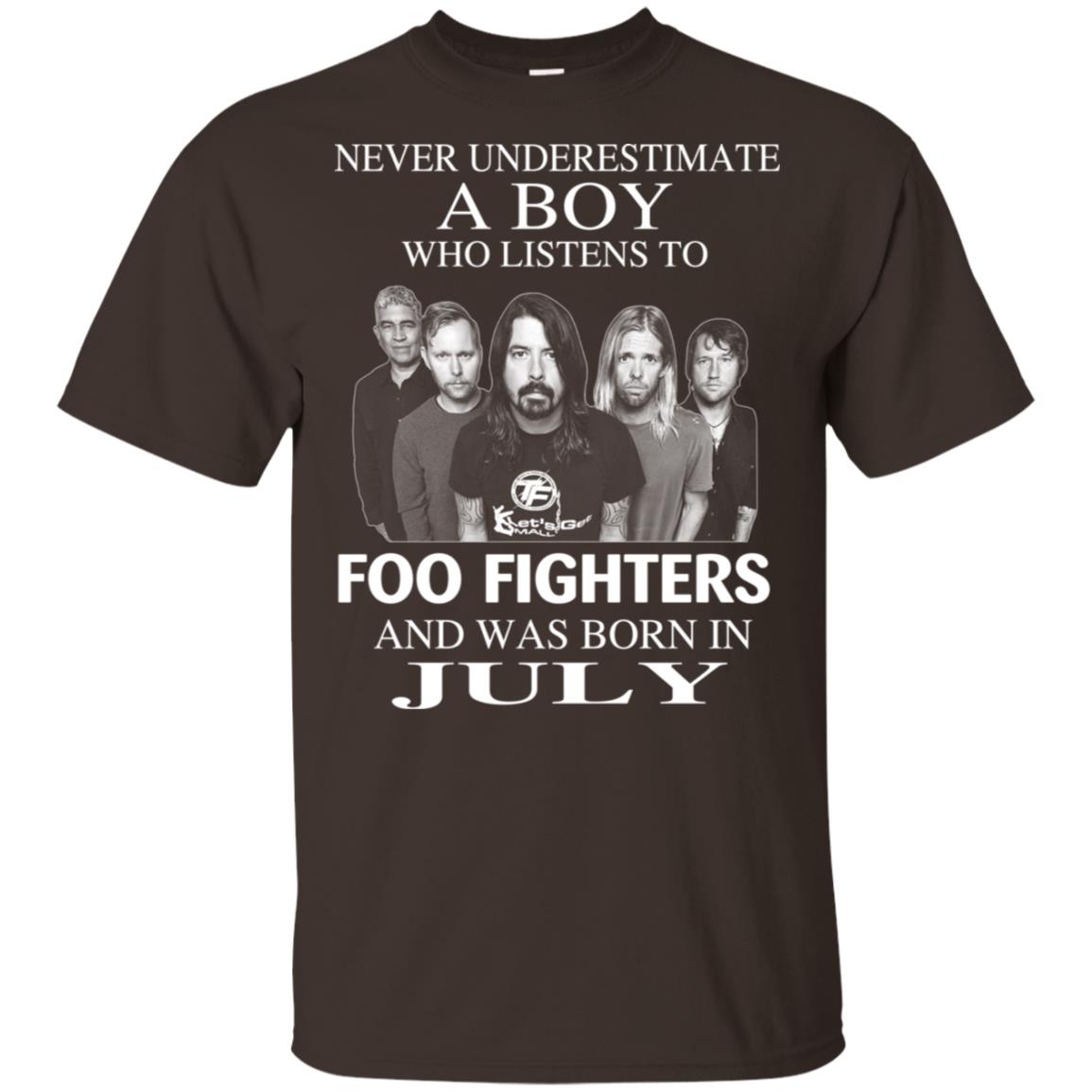 A Boy Who Listens To Foo Fighters And Was Born In July T-Shirts, Hoodie, Tank