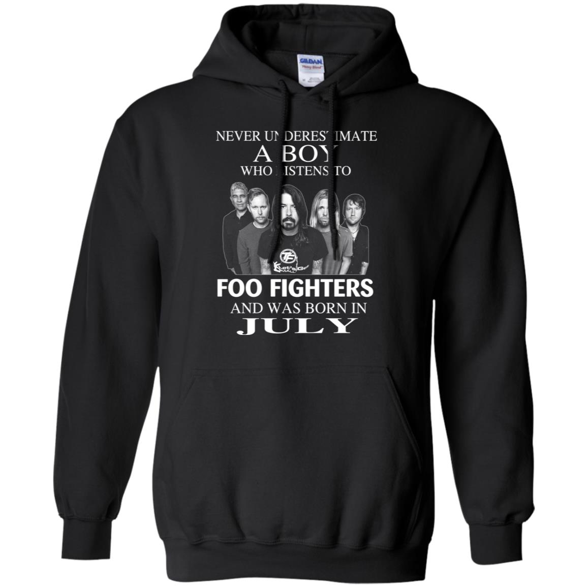 A Boy Who Listens To Foo Fighters And Was Born In July T-Shirts, Hoodie, Tank