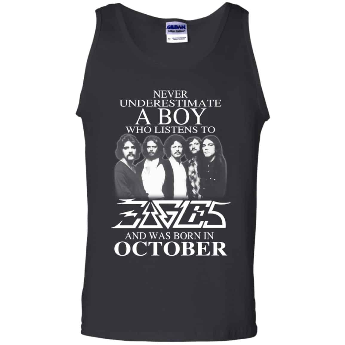 A Boy Who Listens To Eagles And Was Born In October T-Shirts, Hoodie, Tank