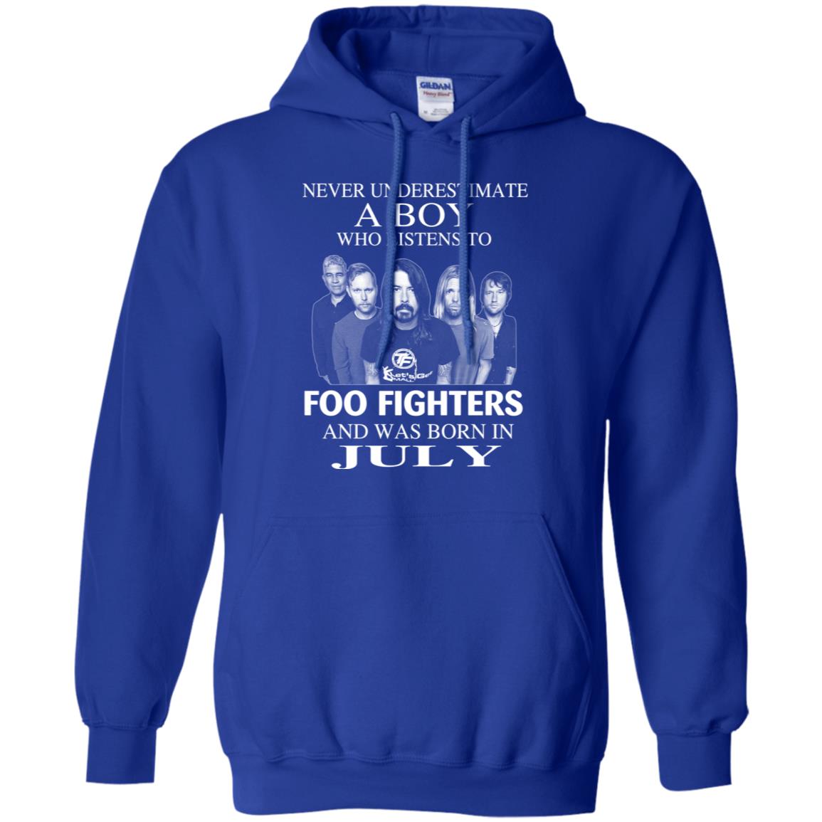 A Boy Who Listens To Foo Fighters And Was Born In July T-Shirts, Hoodie, Tank