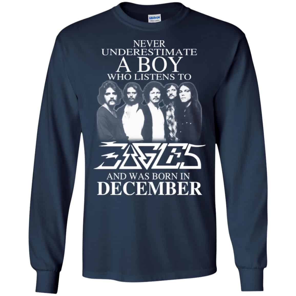 A Boy Who Listens To Eagles And Was Born In December T-Shirts, Hoodie, Tank