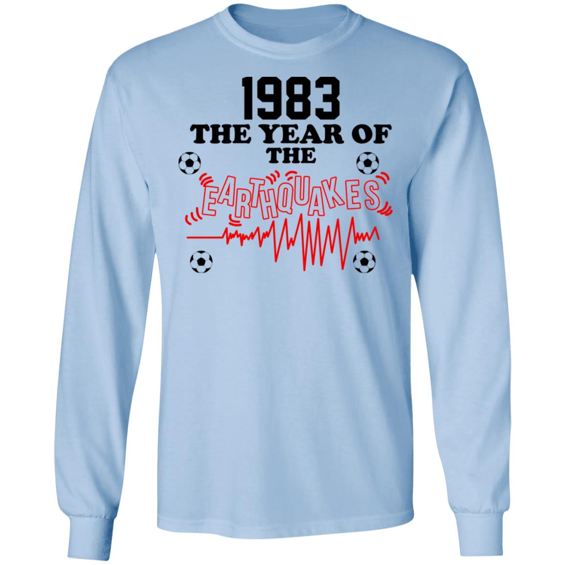 1983 The Year Of The Earthquakes San Jose Earthquakes Shirt, Hoodie, Tank