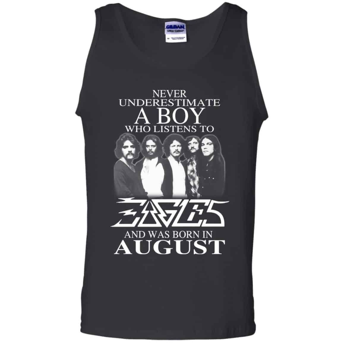 A Boy Who Listens To Eagles And Was Born In August T-Shirts, Hoodie, Tank