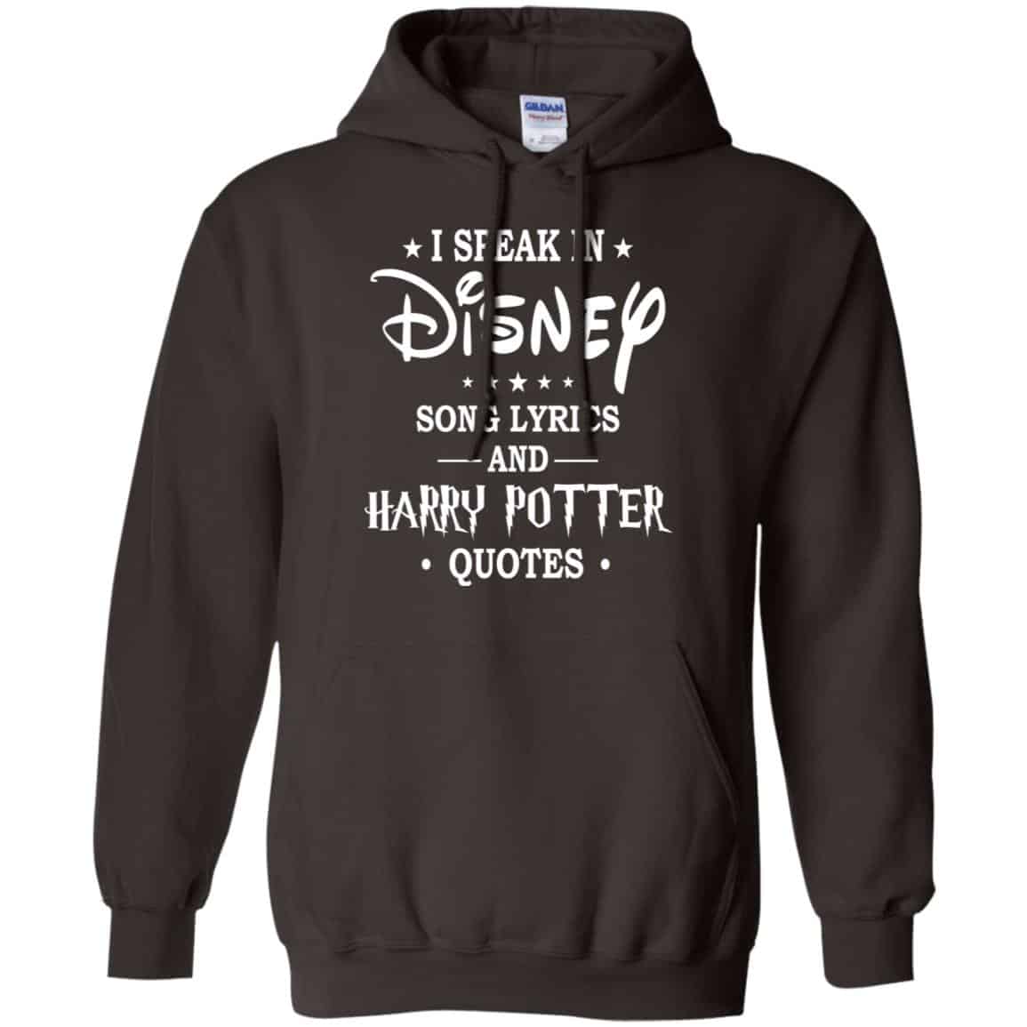 I Speak In Disney Song Lyrics and Harry Potter Quotes Shirt, Hoodie, Tank
