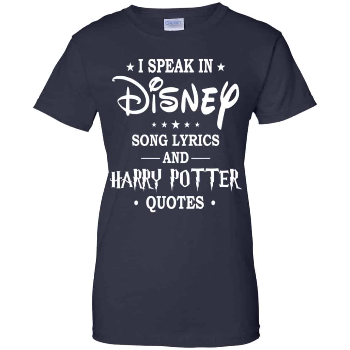 I Speak In Disney Song Lyrics and Harry Potter Quotes Shirt, Hoodie, Tank