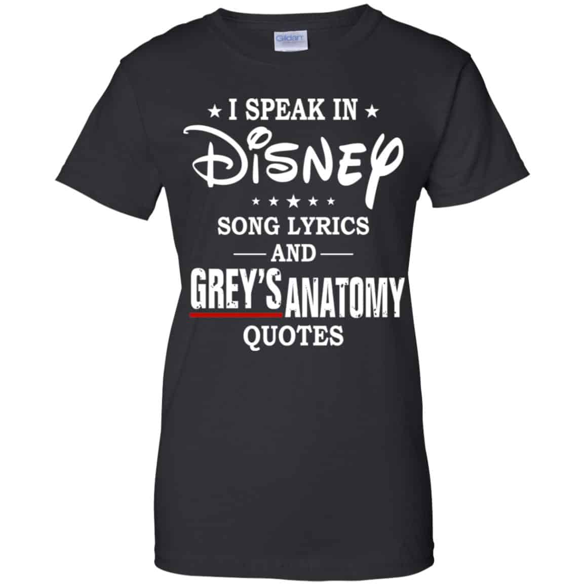 I Speak In Disney Song Lyrics and Grey’s Anatomy Quotes Shirt, Hoodie, Tank