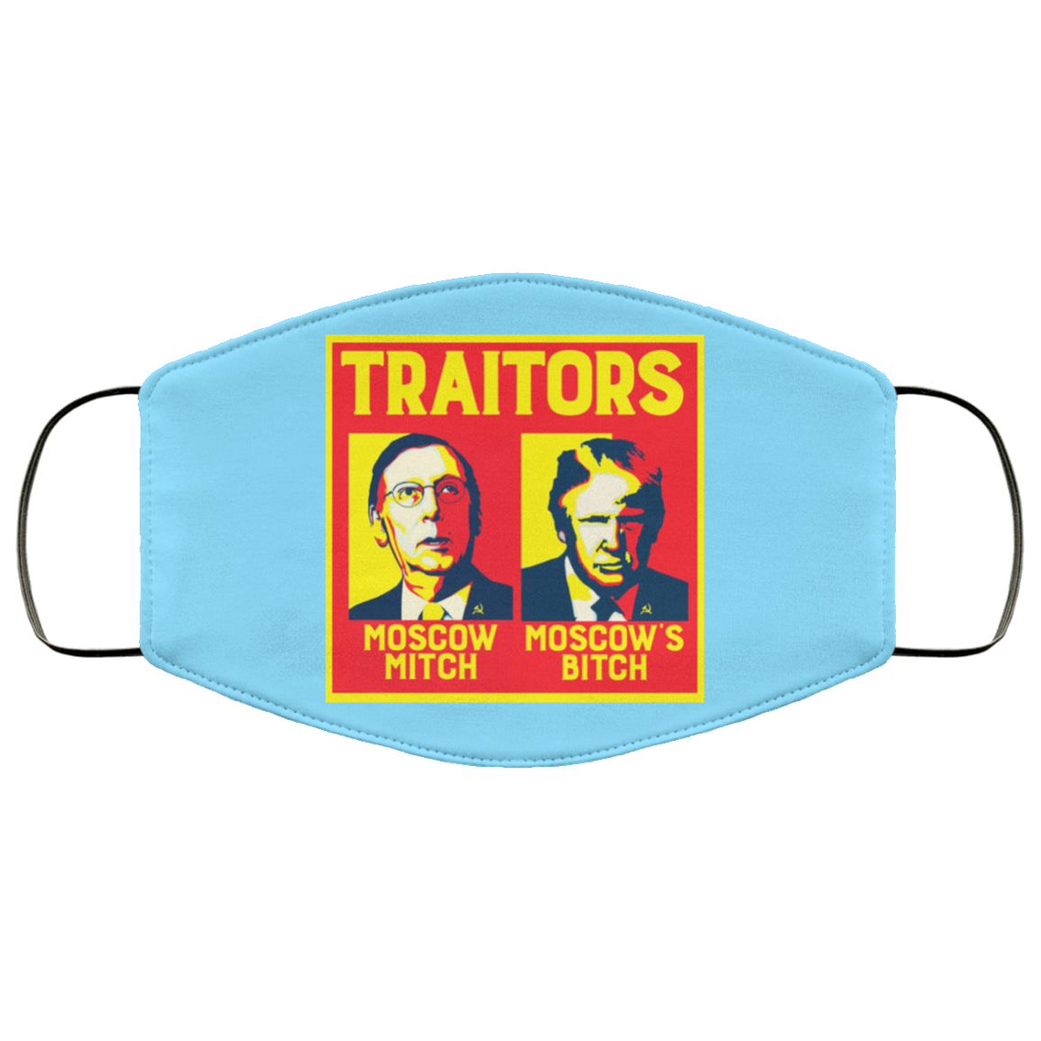 Traitors Ditch Moscow Mitch Face Mask