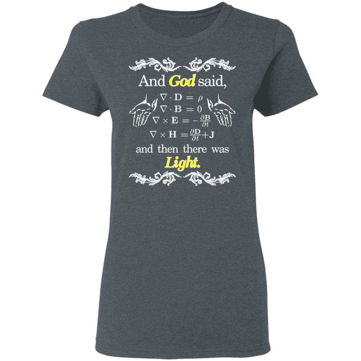 God Said Maxwell Equations Christian Physics Nerd Shirt, Hoodie, Tank