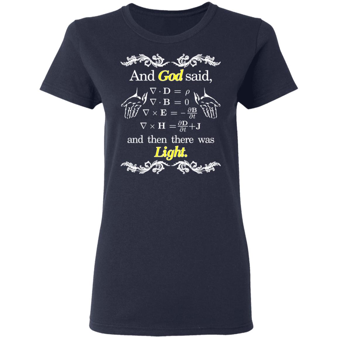 God Said Maxwell Equations Christian Physics Nerd Shirt, Hoodie, Tank