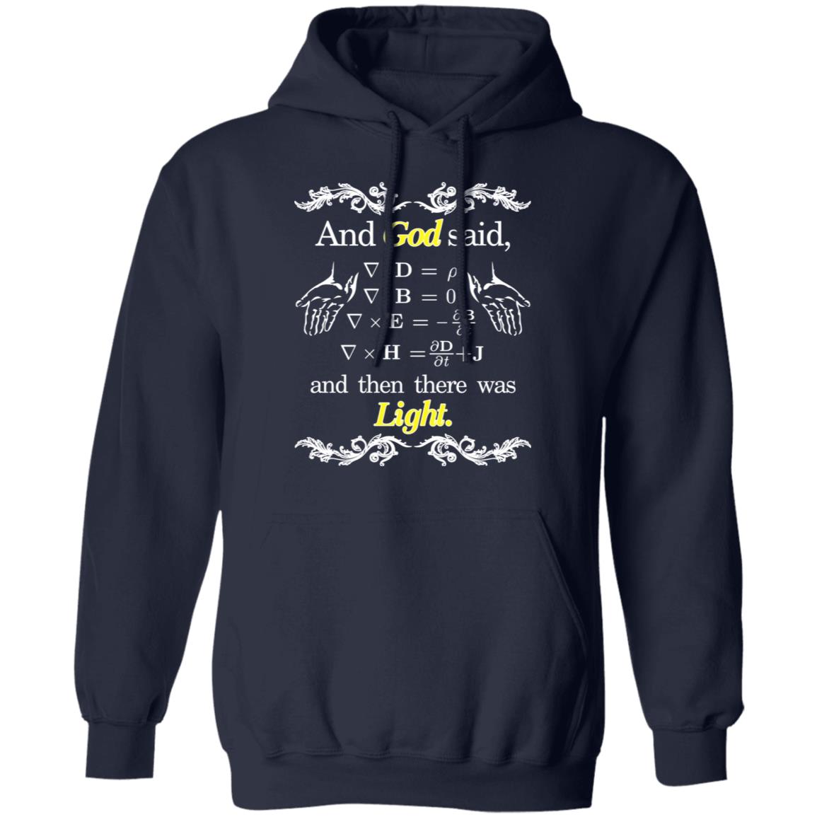 God Said Maxwell Equations Christian Physics Nerd Shirt, Hoodie, Tank