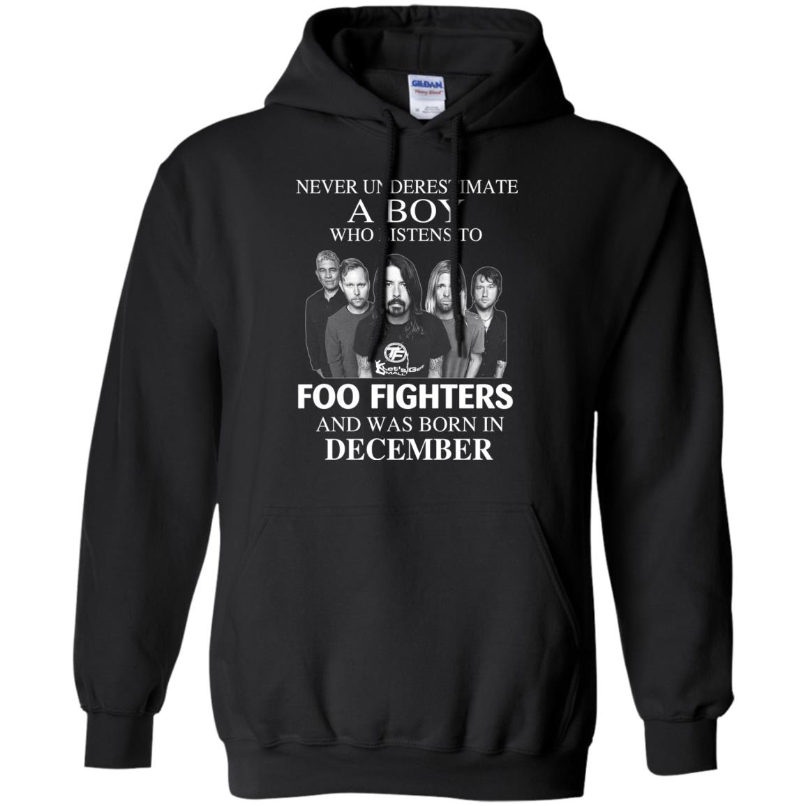 A Boy Who Listens To Foo Fighters And Was Born In December T-Shirts, Hoodie, Tank