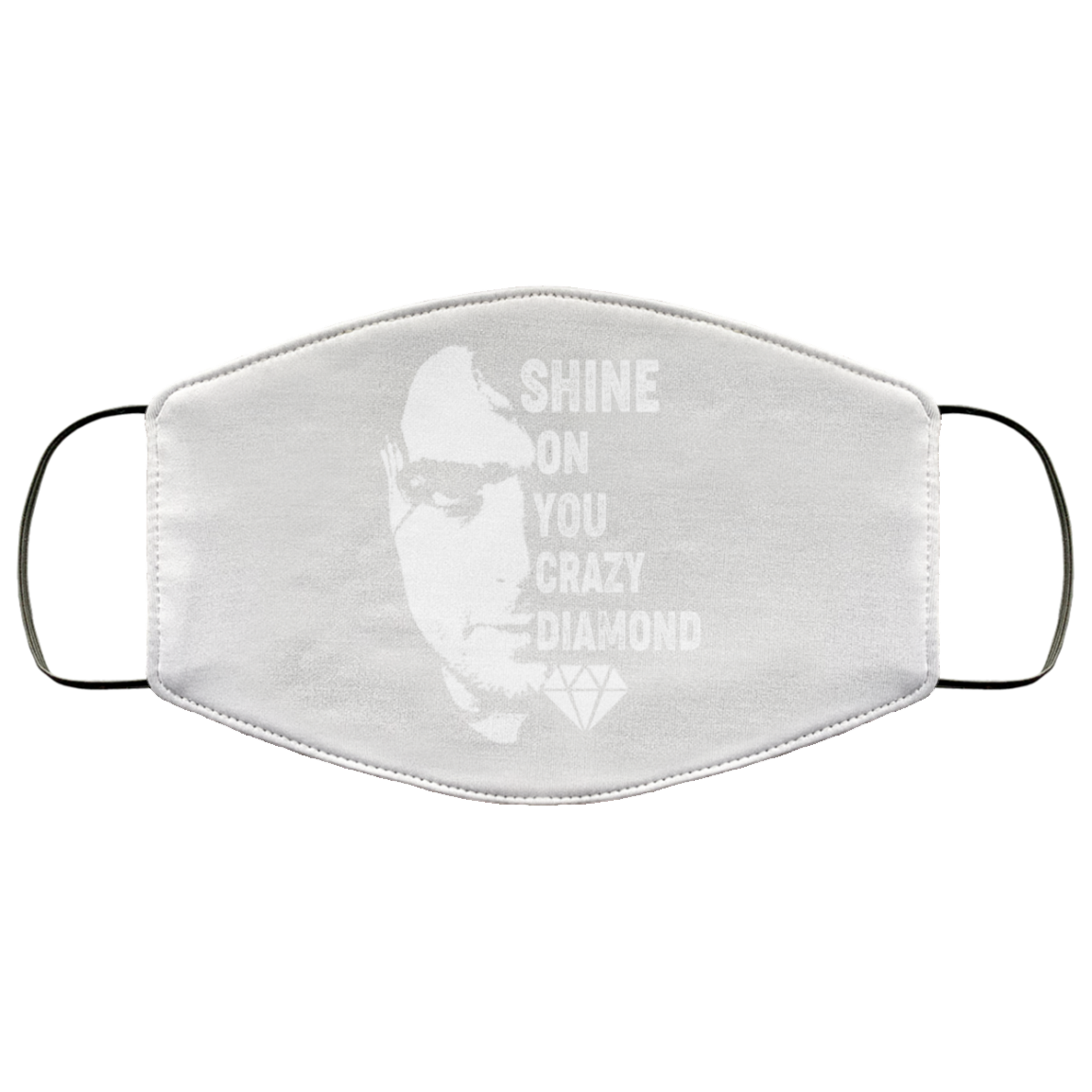 Shine On You Crazy Diamond – Syd Barrett Face Mask