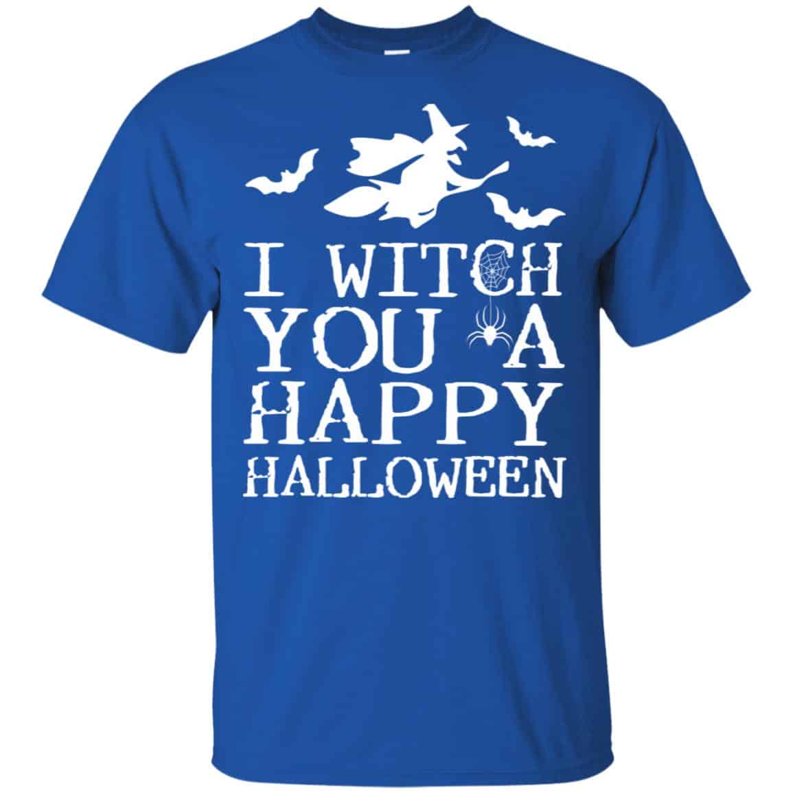 I Witch You A Happy Halloween Shirt, Hoodie, Tank