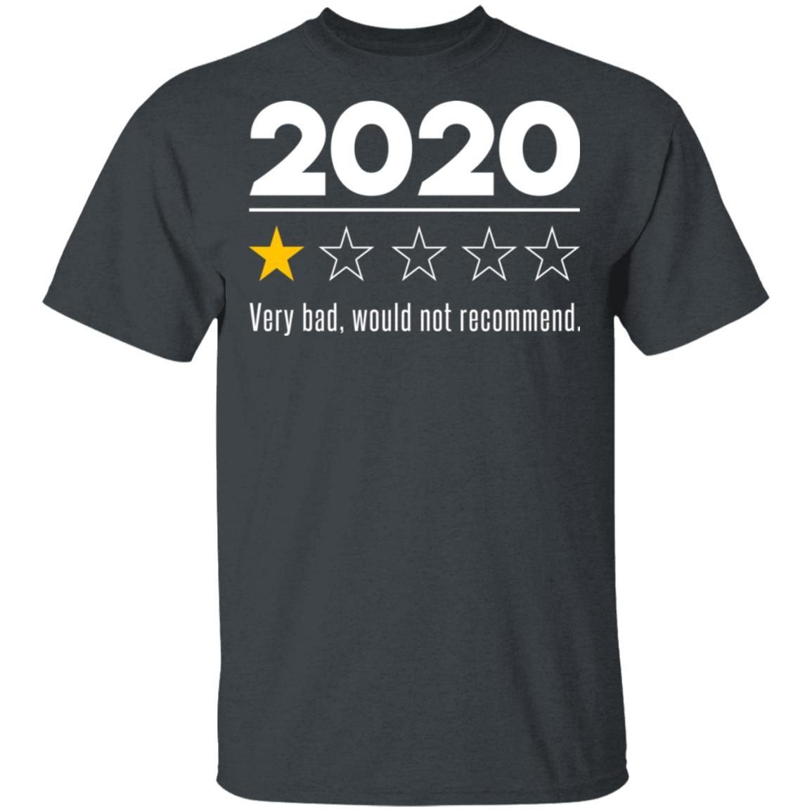 2020 This Year Very Bad Would Not Recommend Shirt, Hoodie, Tank