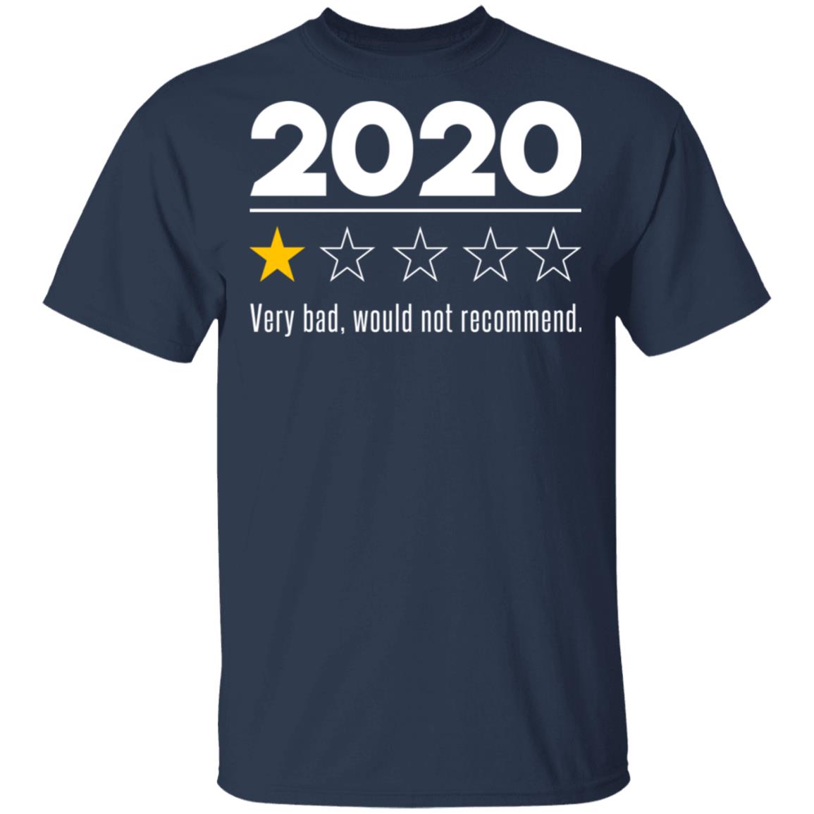 2020 This Year Very Bad Would Not Recommend Shirt, Hoodie, Tank