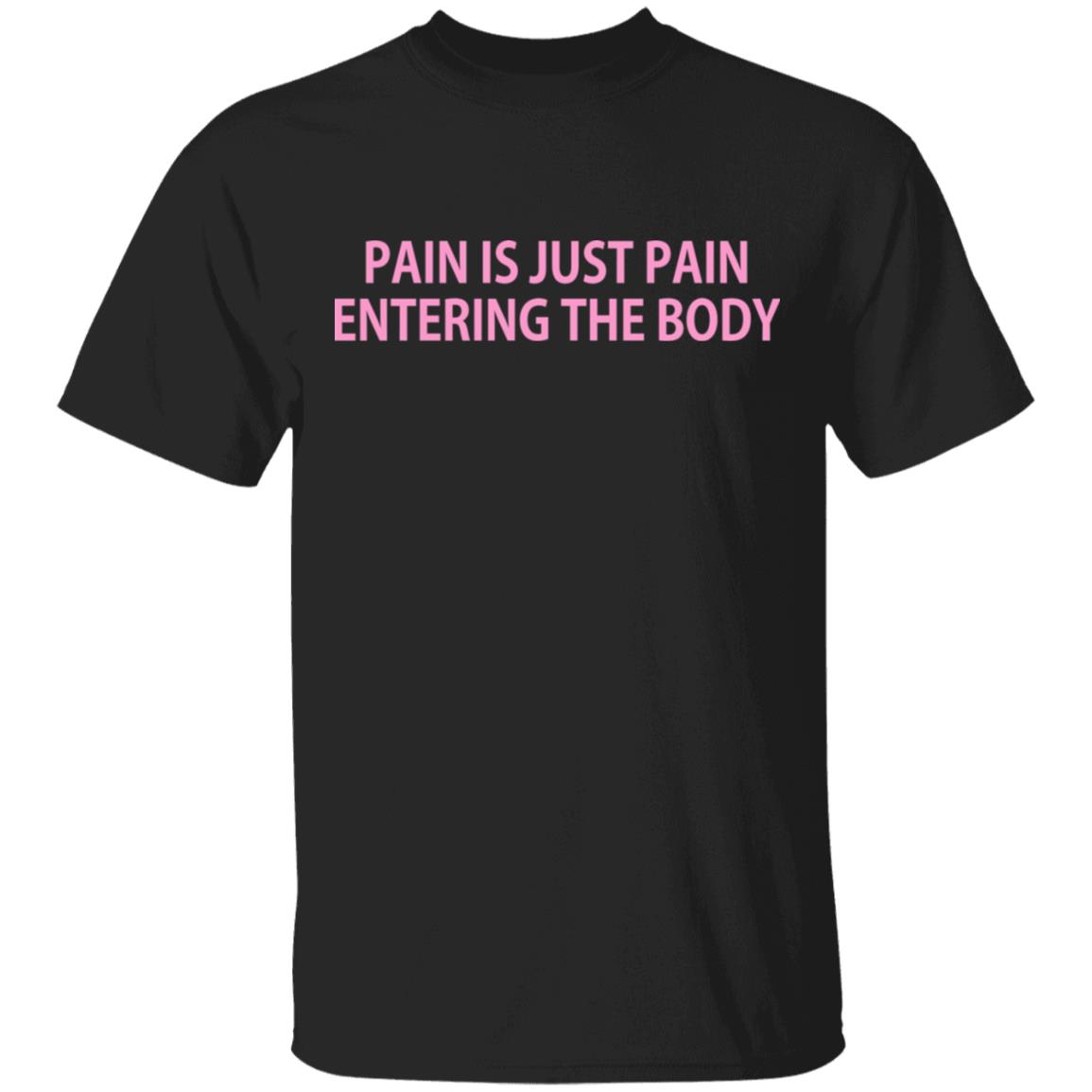 Pain Is Just Pain Entering The Body Shirt, Hoodie, Tank