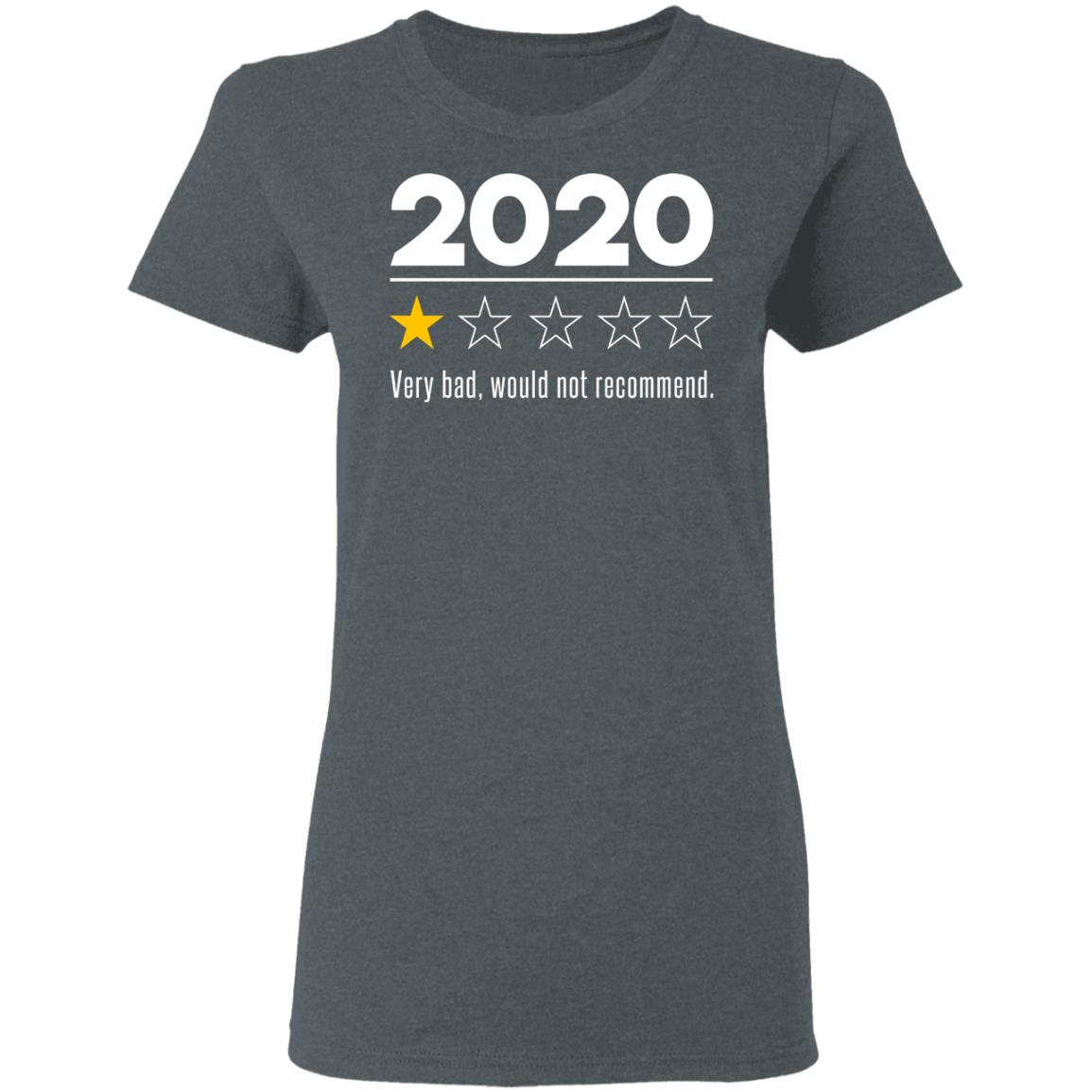 2020 This Year Very Bad Would Not Recommend Shirt, Hoodie, Tank