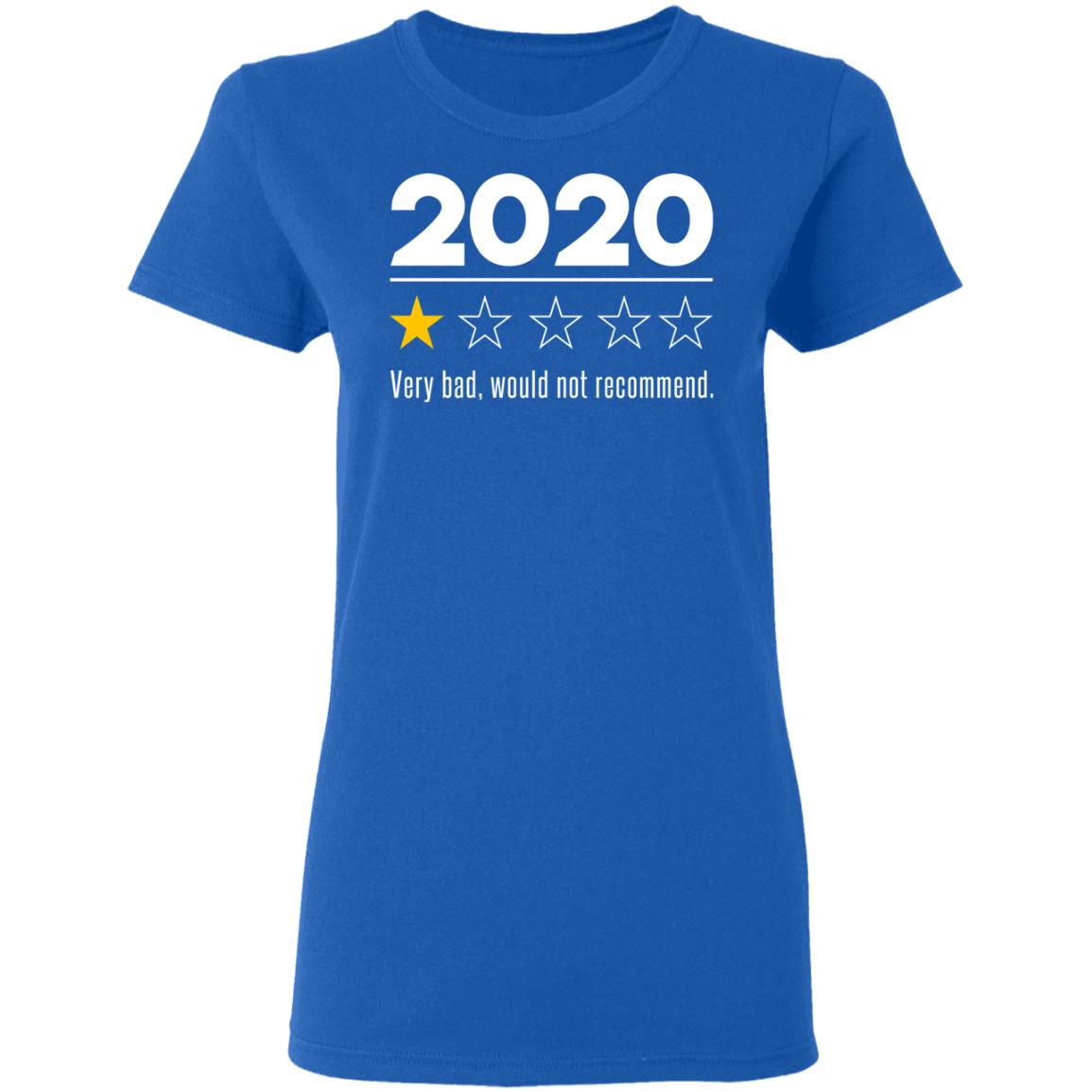 2020 This Year Very Bad Would Not Recommend Shirt, Hoodie, Tank